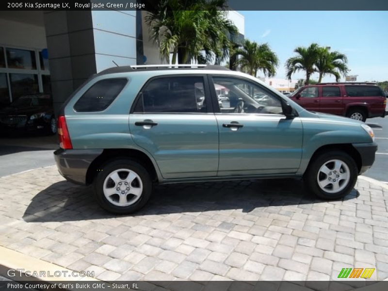 Royal Jade Green / Beige 2006 Kia Sportage LX