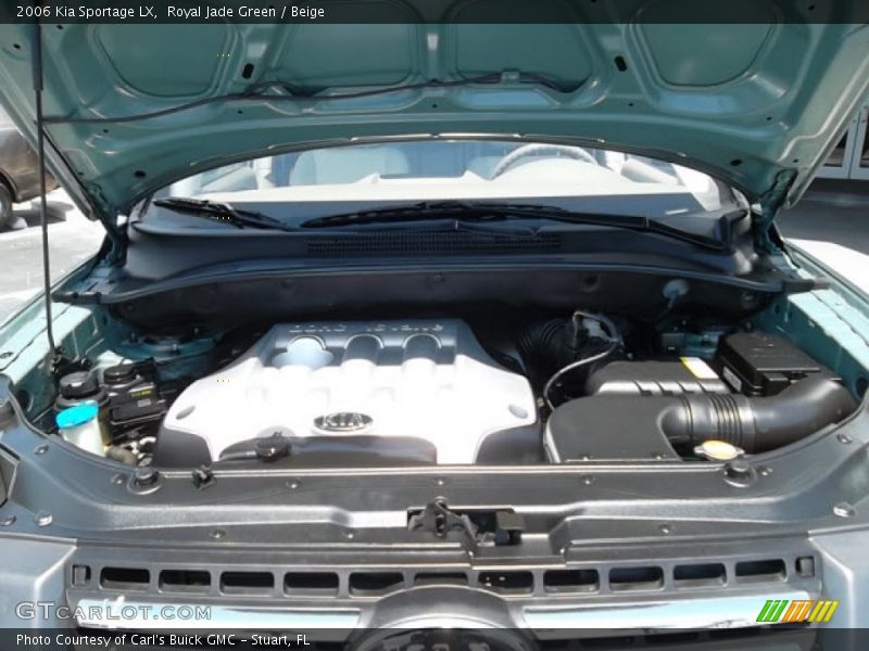 Royal Jade Green / Beige 2006 Kia Sportage LX
