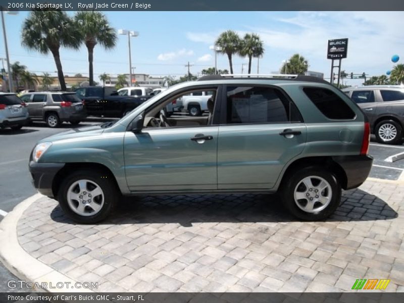 Royal Jade Green / Beige 2006 Kia Sportage LX