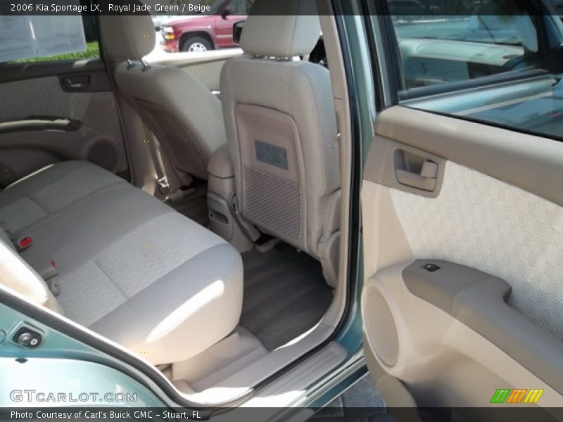 Royal Jade Green / Beige 2006 Kia Sportage LX