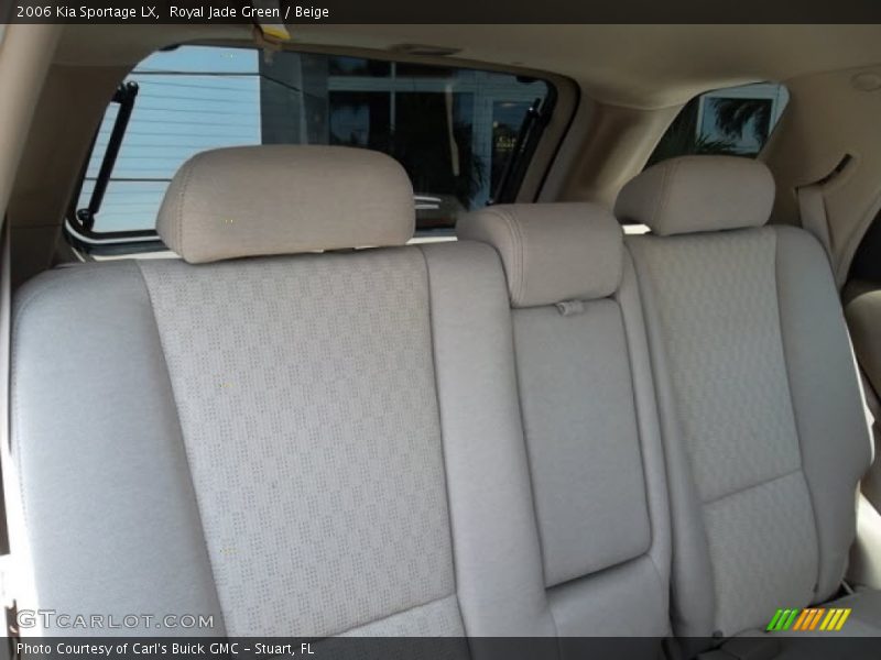 Royal Jade Green / Beige 2006 Kia Sportage LX