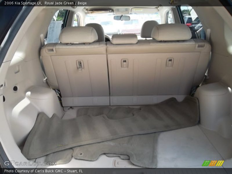 Royal Jade Green / Beige 2006 Kia Sportage LX