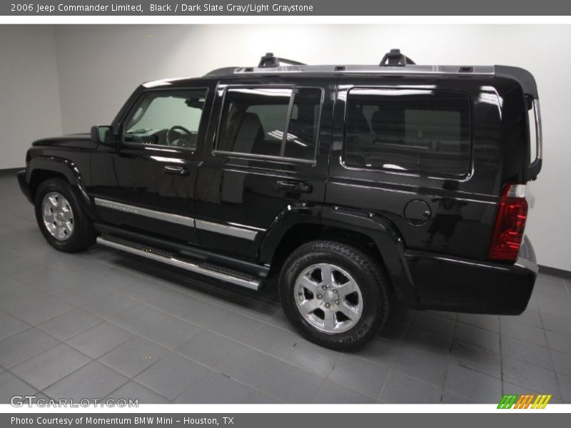 Black / Dark Slate Gray/Light Graystone 2006 Jeep Commander Limited