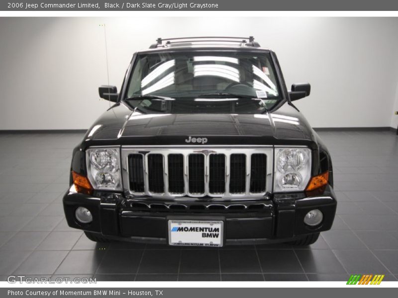 Black / Dark Slate Gray/Light Graystone 2006 Jeep Commander Limited
