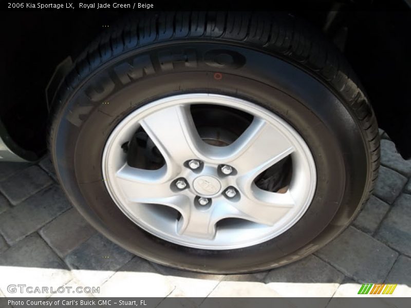 Royal Jade Green / Beige 2006 Kia Sportage LX