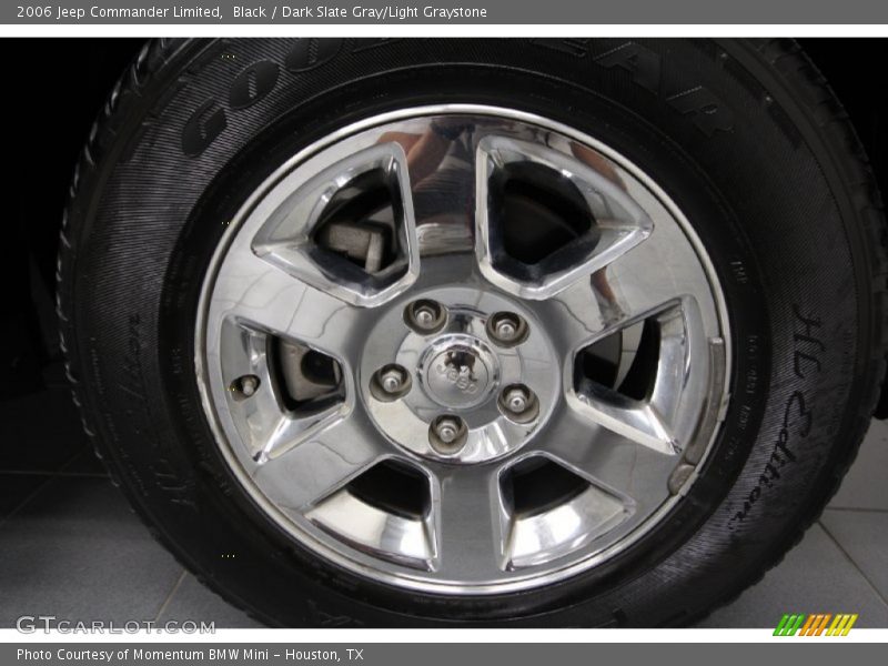 Black / Dark Slate Gray/Light Graystone 2006 Jeep Commander Limited