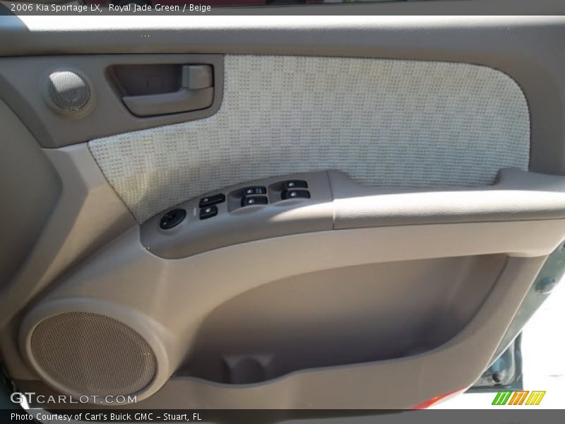 Royal Jade Green / Beige 2006 Kia Sportage LX
