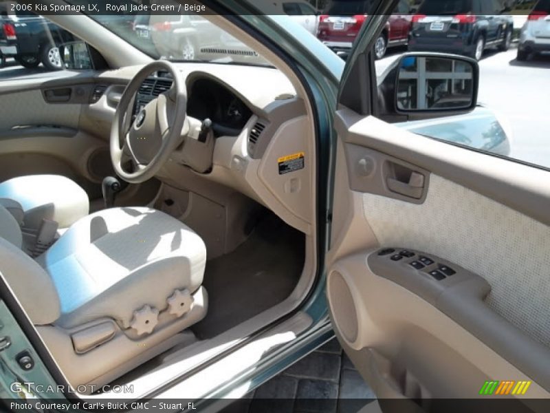 Royal Jade Green / Beige 2006 Kia Sportage LX