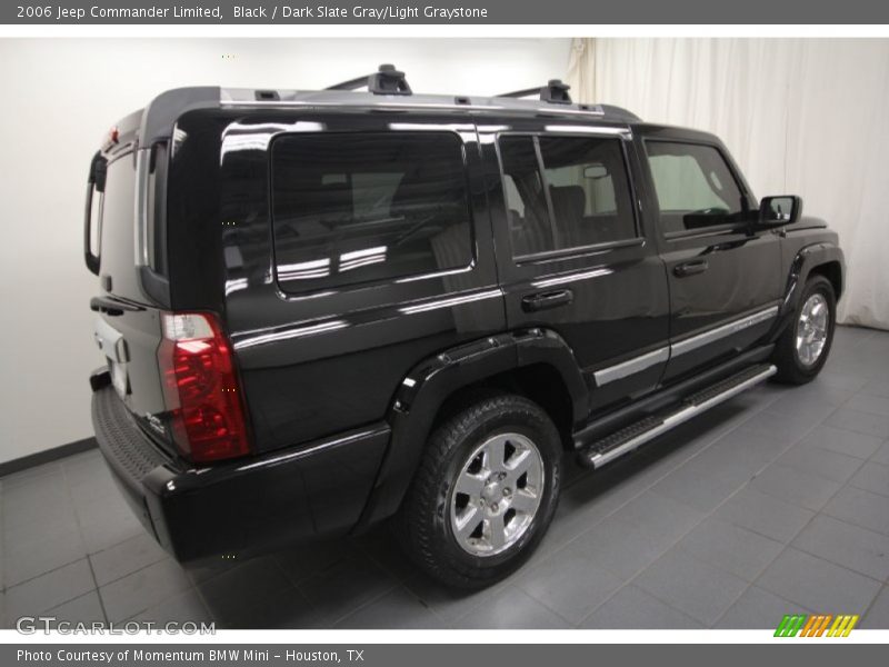 Black / Dark Slate Gray/Light Graystone 2006 Jeep Commander Limited