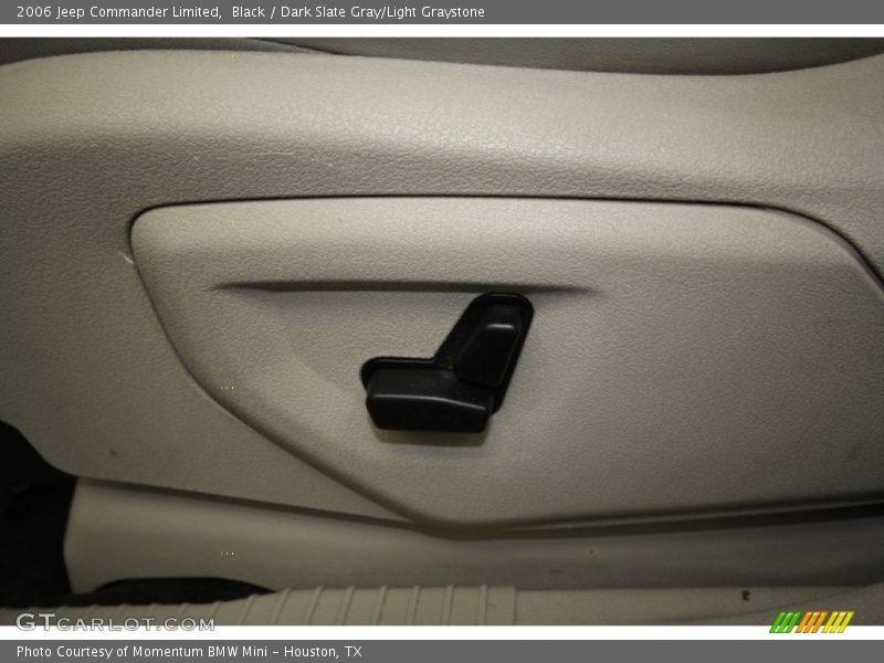 Black / Dark Slate Gray/Light Graystone 2006 Jeep Commander Limited