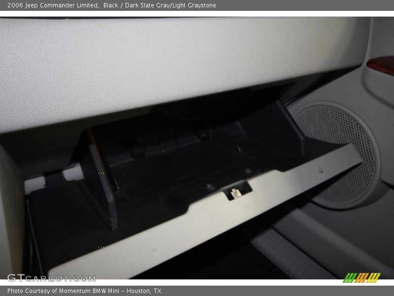 Black / Dark Slate Gray/Light Graystone 2006 Jeep Commander Limited