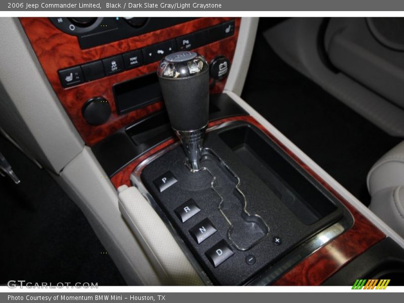 Black / Dark Slate Gray/Light Graystone 2006 Jeep Commander Limited