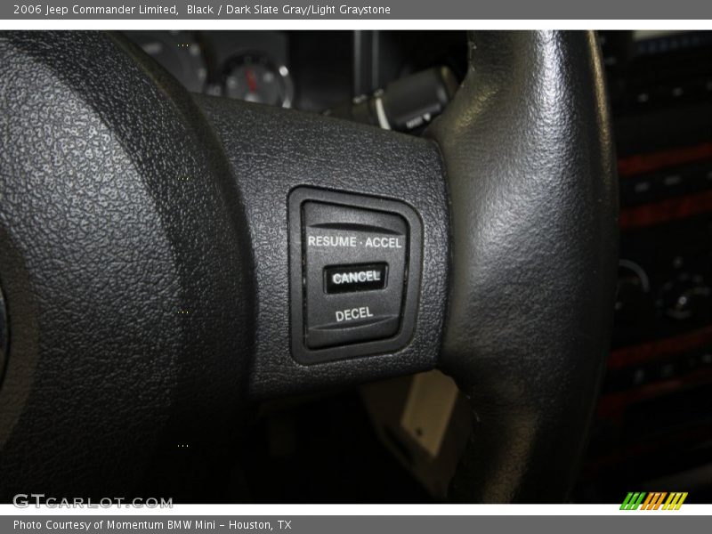 Black / Dark Slate Gray/Light Graystone 2006 Jeep Commander Limited