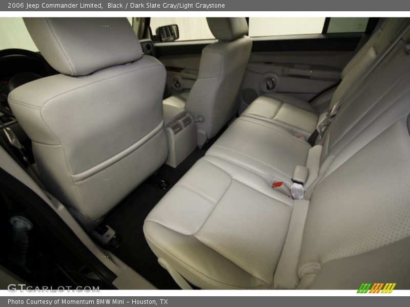 Black / Dark Slate Gray/Light Graystone 2006 Jeep Commander Limited