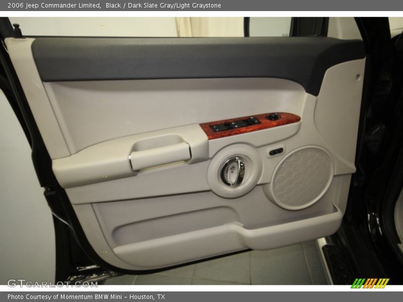 Black / Dark Slate Gray/Light Graystone 2006 Jeep Commander Limited