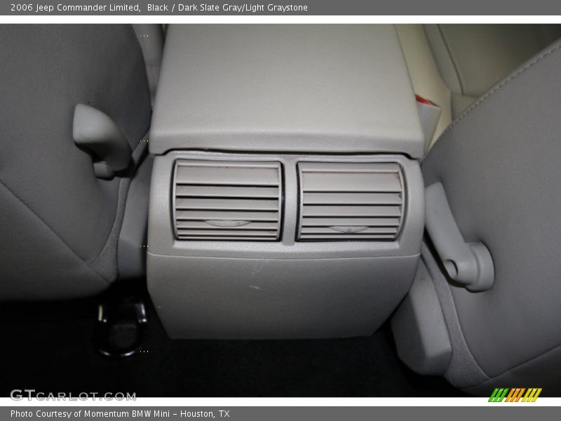 Black / Dark Slate Gray/Light Graystone 2006 Jeep Commander Limited