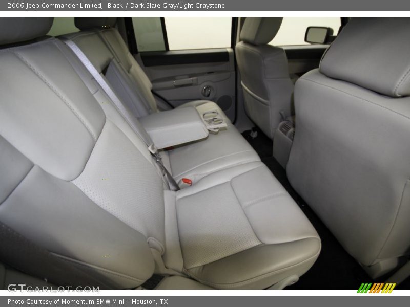 Black / Dark Slate Gray/Light Graystone 2006 Jeep Commander Limited