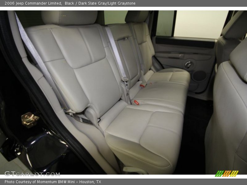 Black / Dark Slate Gray/Light Graystone 2006 Jeep Commander Limited