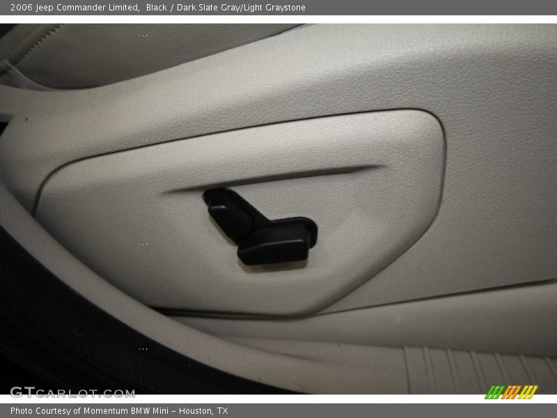Black / Dark Slate Gray/Light Graystone 2006 Jeep Commander Limited