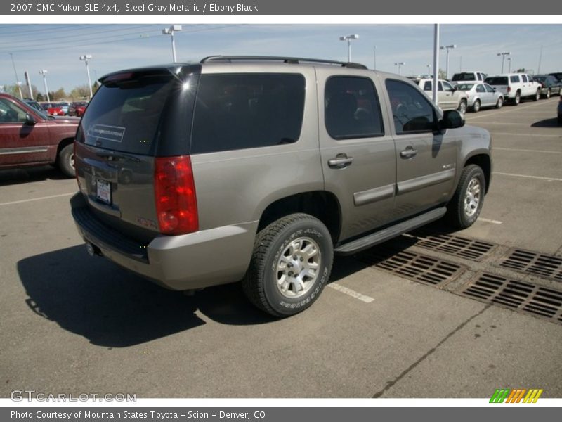 Steel Gray Metallic / Ebony Black 2007 GMC Yukon SLE 4x4