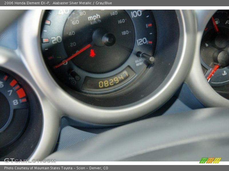 Alabaster Silver Metallic / Gray/Blue 2006 Honda Element EX-P