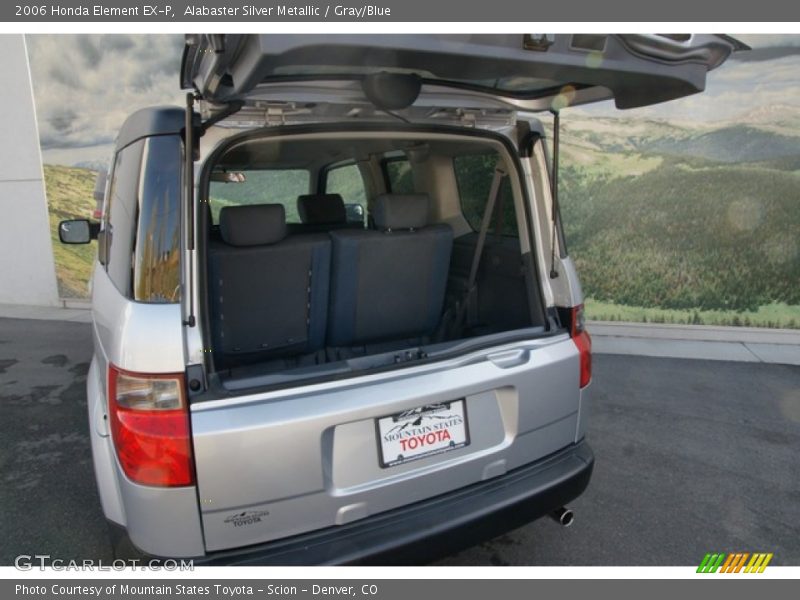 Alabaster Silver Metallic / Gray/Blue 2006 Honda Element EX-P