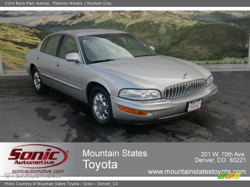 Platinum Metallic / Medium Gray 2004 Buick Park Avenue