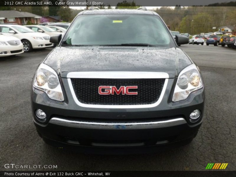 Cyber Gray Metallic / Ebony 2012 GMC Acadia SLE AWD