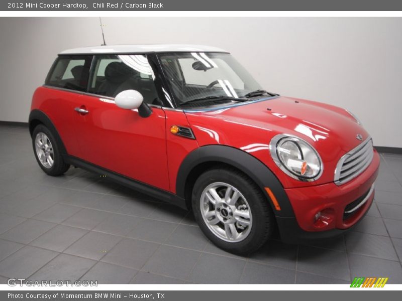 Chili Red / Carbon Black 2012 Mini Cooper Hardtop