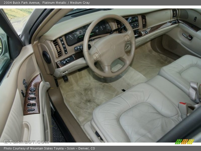 Platinum Metallic / Medium Gray 2004 Buick Park Avenue