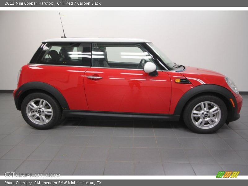 Chili Red / Carbon Black 2012 Mini Cooper Hardtop