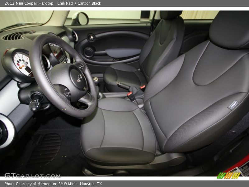 Chili Red / Carbon Black 2012 Mini Cooper Hardtop