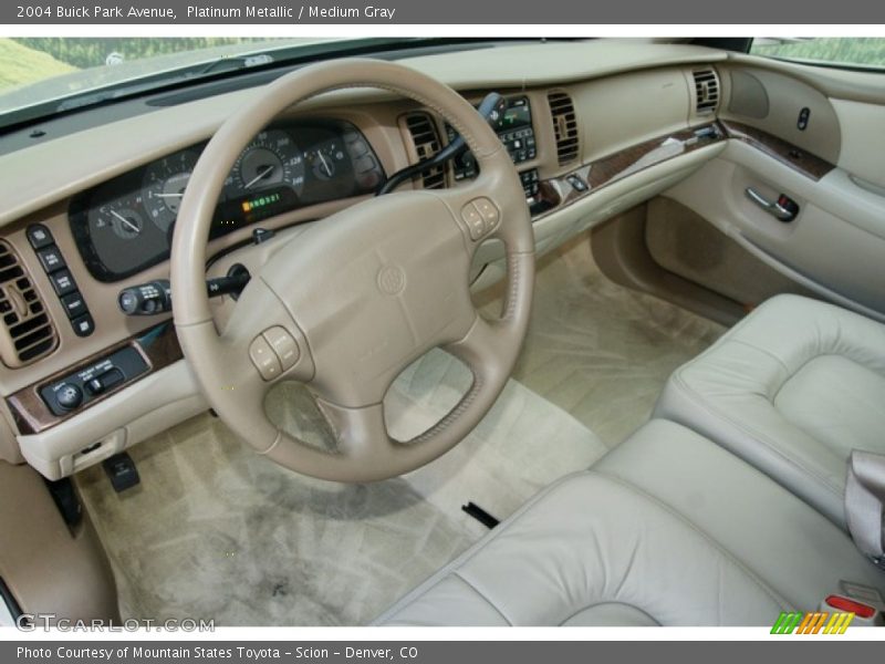 Platinum Metallic / Medium Gray 2004 Buick Park Avenue