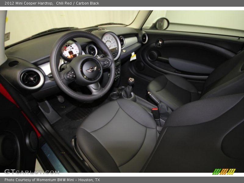 Chili Red / Carbon Black 2012 Mini Cooper Hardtop