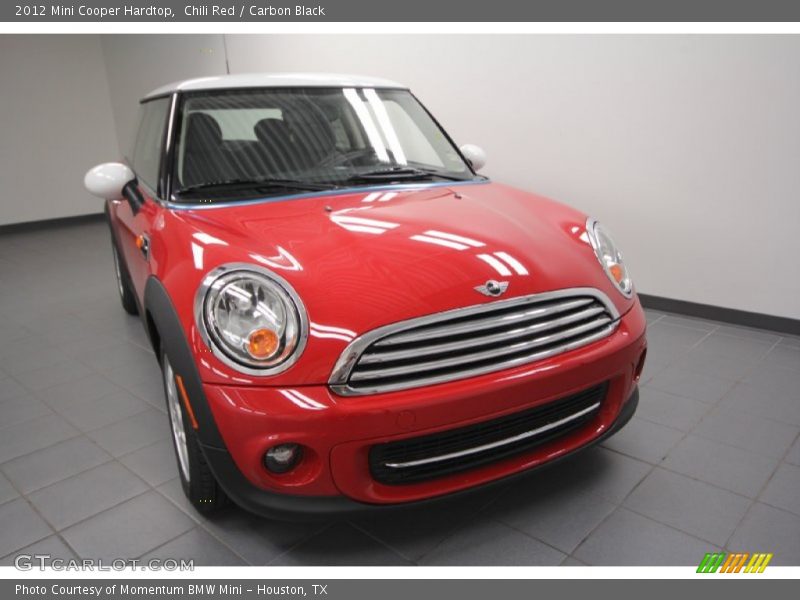 Chili Red / Carbon Black 2012 Mini Cooper Hardtop