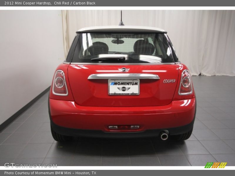 Chili Red / Carbon Black 2012 Mini Cooper Hardtop