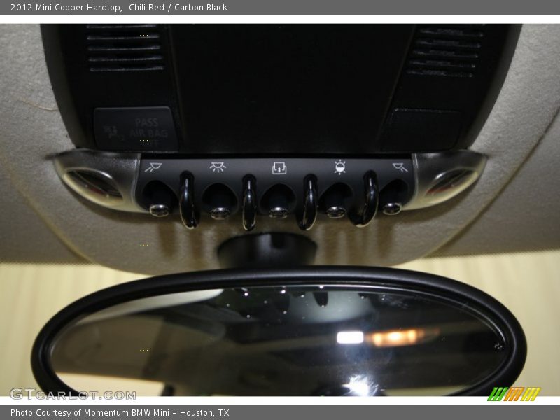 Chili Red / Carbon Black 2012 Mini Cooper Hardtop