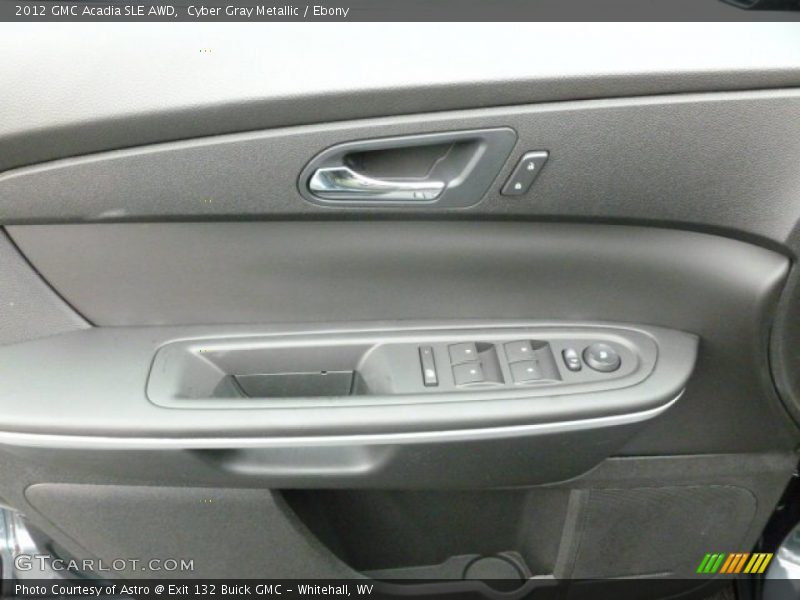 Cyber Gray Metallic / Ebony 2012 GMC Acadia SLE AWD