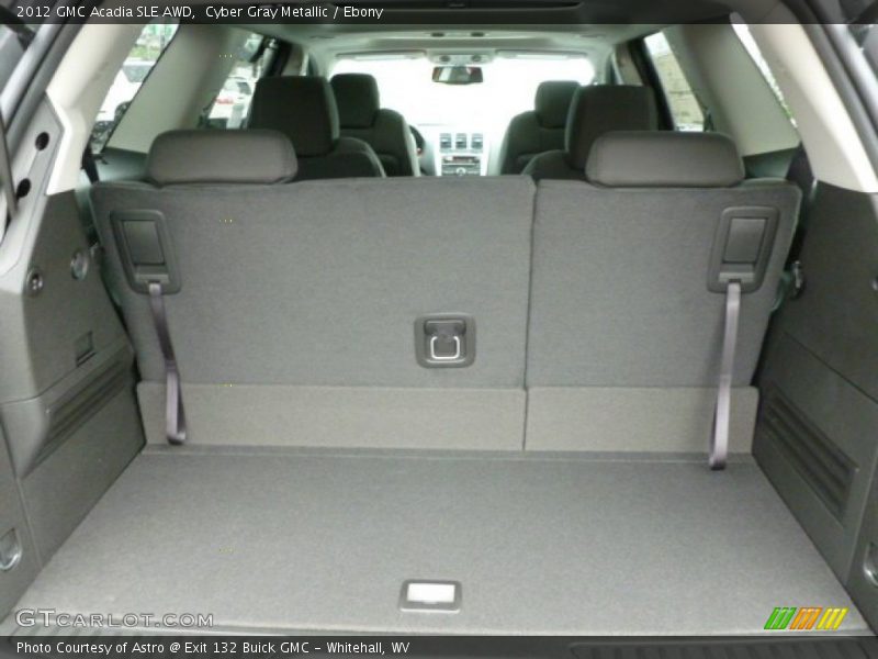 Cyber Gray Metallic / Ebony 2012 GMC Acadia SLE AWD