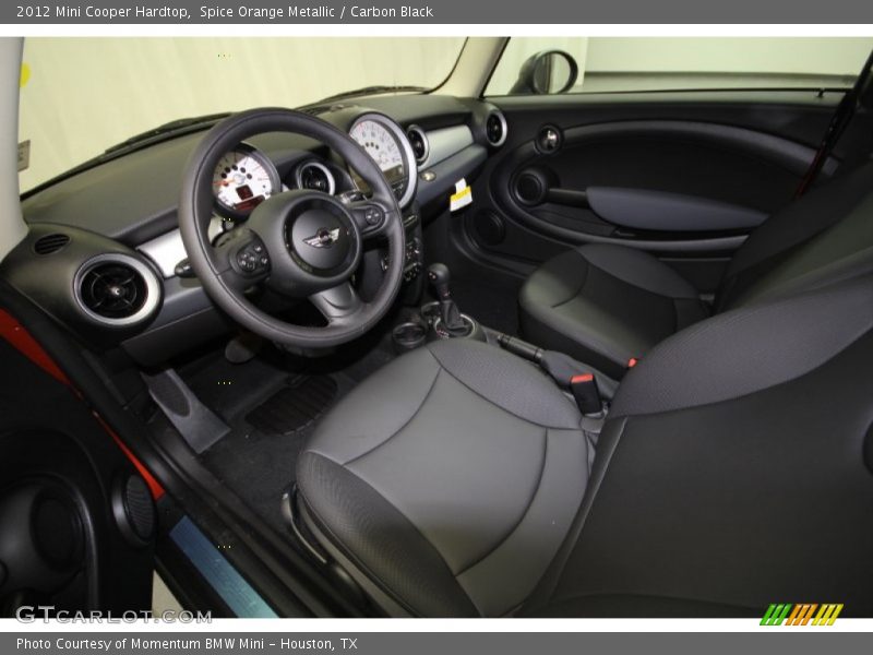 Spice Orange Metallic / Carbon Black 2012 Mini Cooper Hardtop