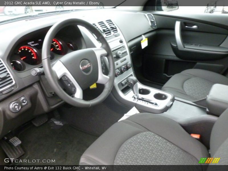 Cyber Gray Metallic / Ebony 2012 GMC Acadia SLE AWD