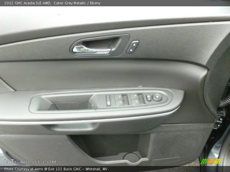 Cyber Gray Metallic / Ebony 2012 GMC Acadia SLE AWD