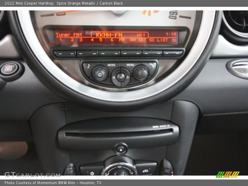 Spice Orange Metallic / Carbon Black 2012 Mini Cooper Hardtop