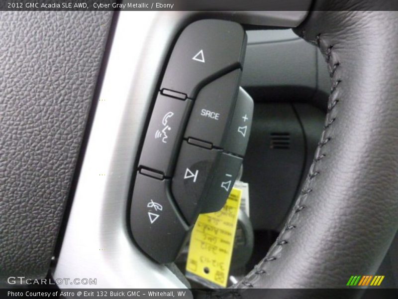 Cyber Gray Metallic / Ebony 2012 GMC Acadia SLE AWD
