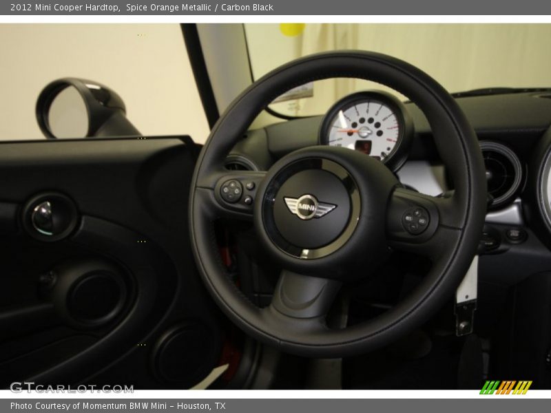 Spice Orange Metallic / Carbon Black 2012 Mini Cooper Hardtop