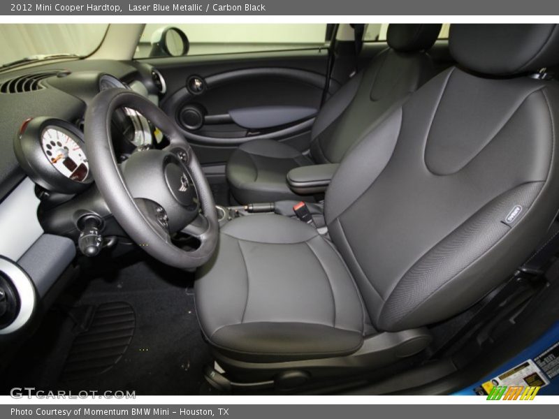 Laser Blue Metallic / Carbon Black 2012 Mini Cooper Hardtop