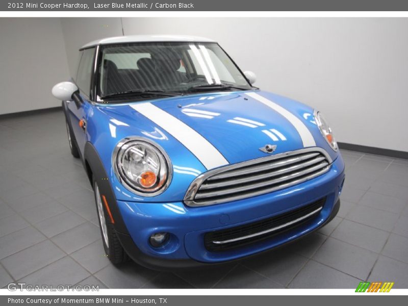 Laser Blue Metallic / Carbon Black 2012 Mini Cooper Hardtop