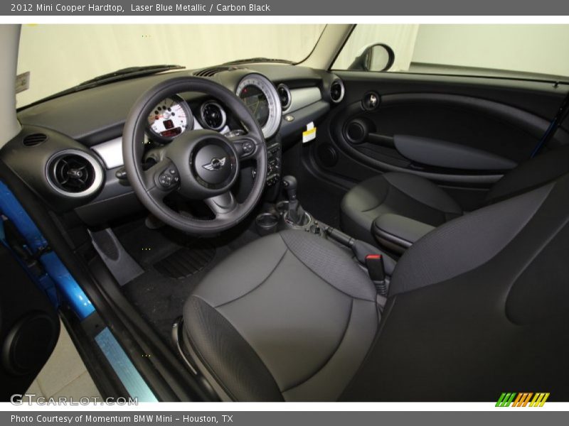 Laser Blue Metallic / Carbon Black 2012 Mini Cooper Hardtop