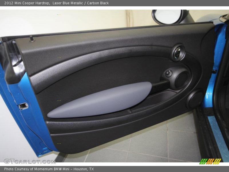 Laser Blue Metallic / Carbon Black 2012 Mini Cooper Hardtop
