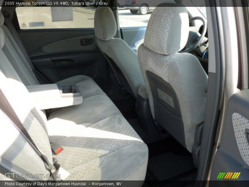 Sahara Silver / Gray 2005 Hyundai Tucson GLS V6 4WD